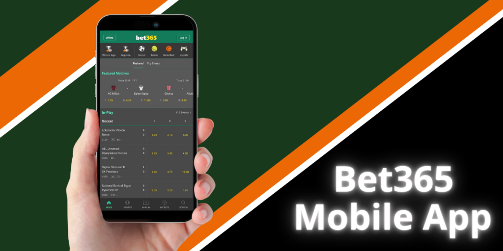 Registration on Bet365 Mobile App 