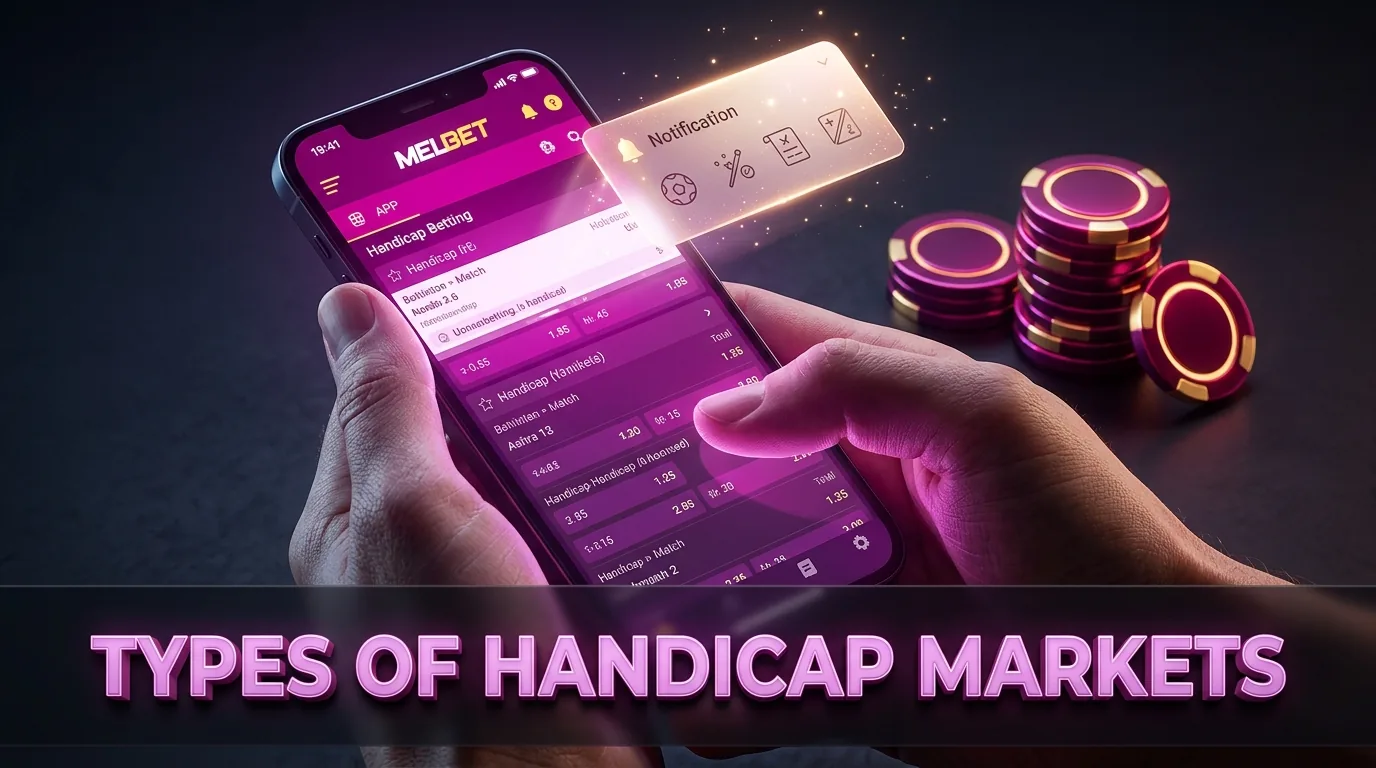 Types of handicap betting markets